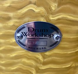 2002 DW Snare -10 x 5.5 - Yellow Flame