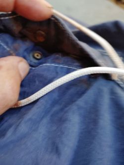 Vintage original Kanvas By Katin .draw string and steel buttons for a Xtra waist tightness