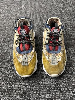 Versace Chain Reaction Men's Sneakers Baroque Print EU 44 US 14