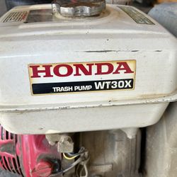 Honda GX240 Engine Is Good, Water Pump Is For Parts. Engine Good 