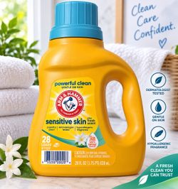 Arm & Hammer Sensitive Skin Liquid Laundry Detergent