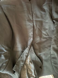 Black Men's Suit Jacket Blazer