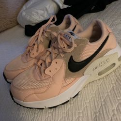 Pink Nike shoes