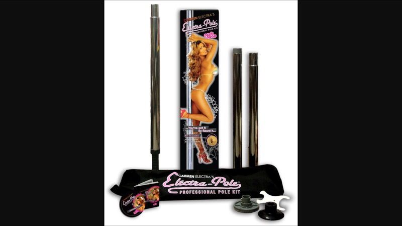 Carmen Electra stripper pole
