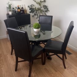 4 Set Black Dining Chairs