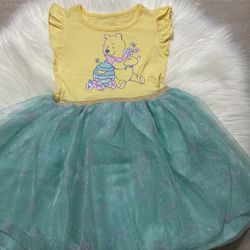 Winnie The Pooh Toddler Girl Dress 4T