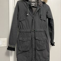 Ladies Amen Papa Stadium Jacket With Wording SZ S