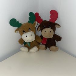 Moose Christmas Plush