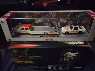 M2 Machines Coca-Cola 1980 Chevy Ramp Truck & 1981 Camaro Z/28 Set