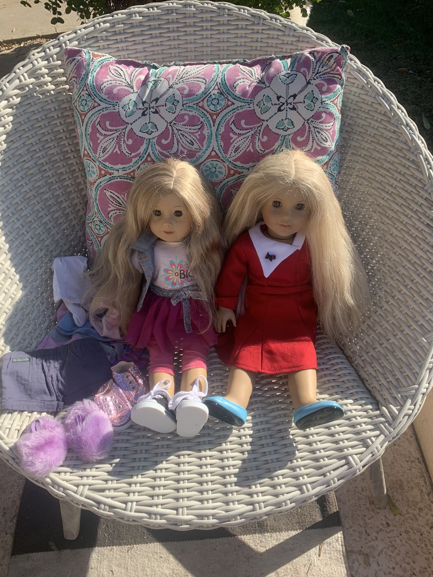 Two American Girl Dolls/Clothing Lot