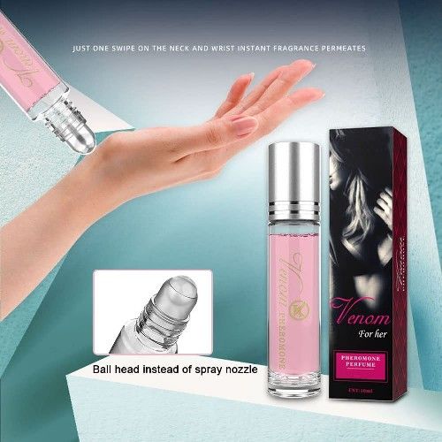 Portable Pheromone Perfume Rollerball for Women 10ml roll on fragrance- Fresh, Natural & Elegant Long-Lasting Scent, Perfect for Dating, Travel and Pa