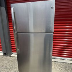 Stainless Steel GE Top Freezer Refrigerator