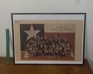 Dallas Cowboys 1986 To 1987 Cheerleaders  Magazine Print Ad / Frame 18x24  