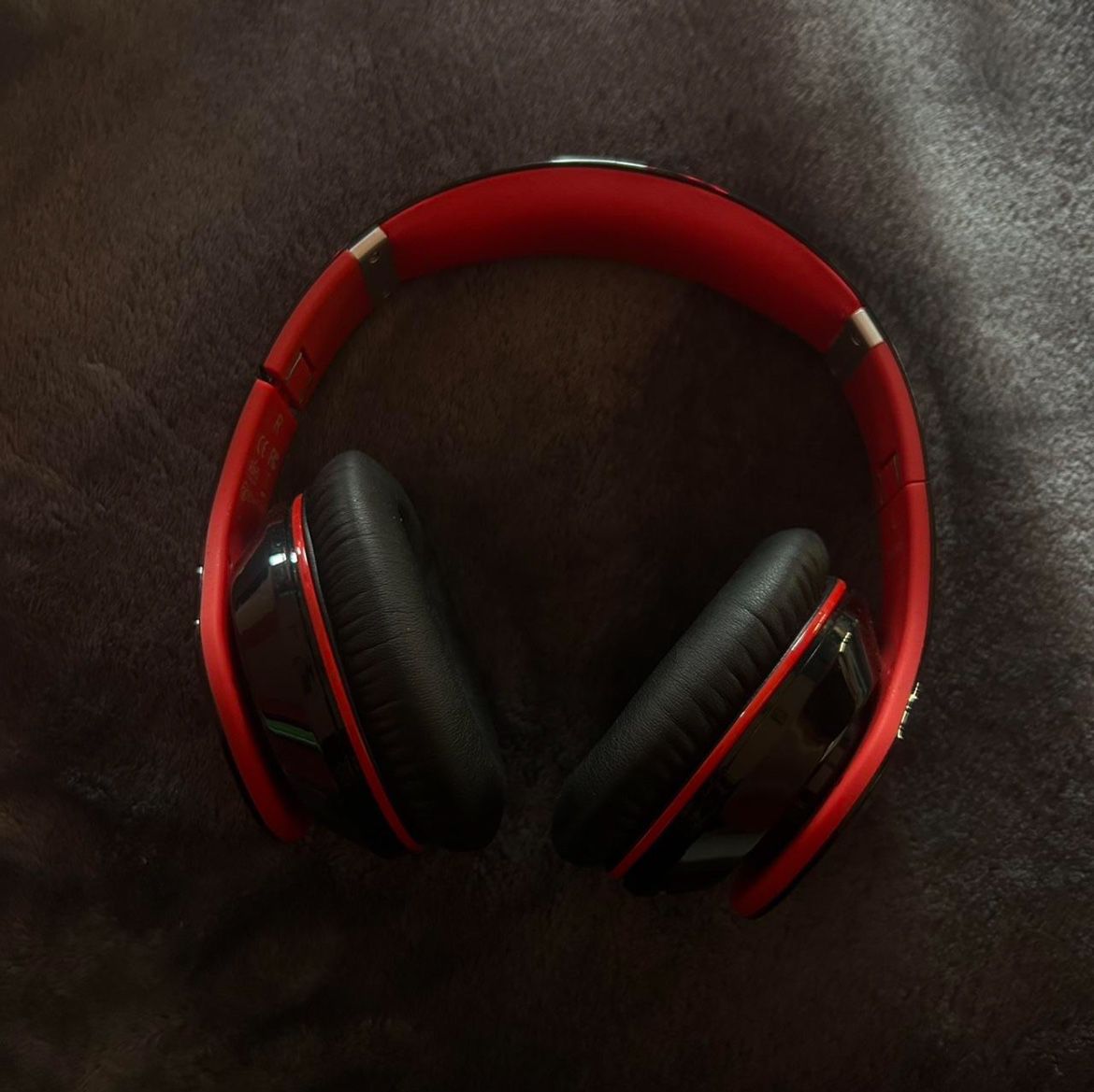 Red And Black Headphones