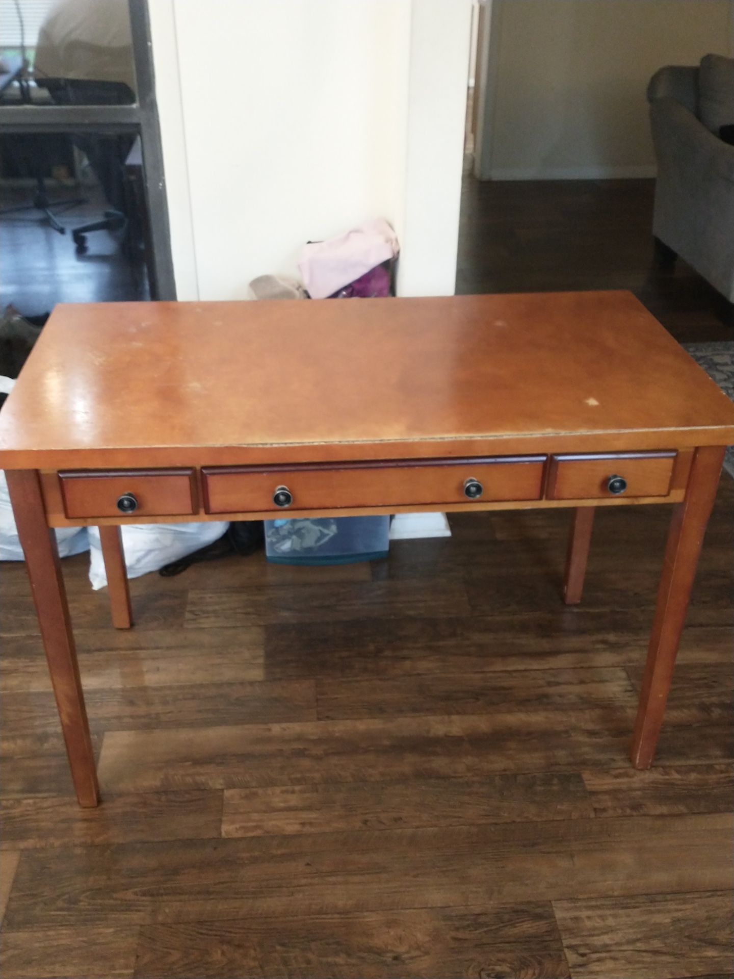 Cherry/Cinnamon Wood Desk
