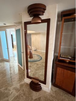 Architectural Stepped Wall Mirror
