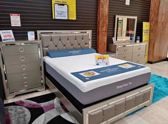 New bedroom set only $599| shop now pay later