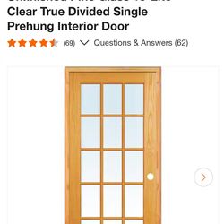 Mimi door 36 by 80 interior door right & left