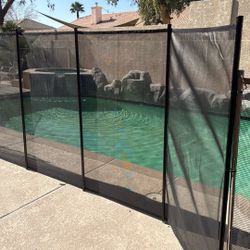 Pool gate WITH fence  
