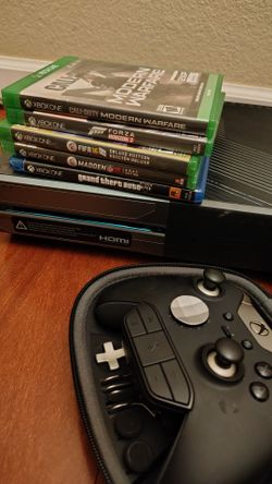 Xbox One Halo edition with Xbox elite controller five games
