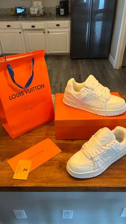 Louis Vuitton white trainers