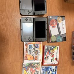 Two 3ds XL’s With Games Shown, Willing To Sell One Or Both