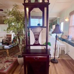 Hall Tree, Solid Cherry Wood