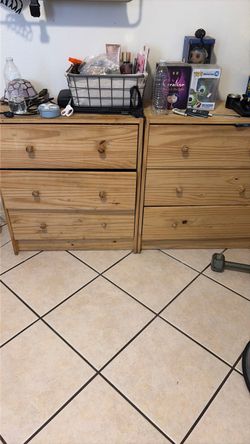 IKEA kids wood 3 drawer dresser