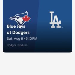 Dodgers Tickets Today 8/9