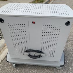 Laptop/Tablet/Chromebook/iPads Cart With Back Outlets