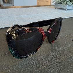 Gucci Rainbow Glitter Sunglasses