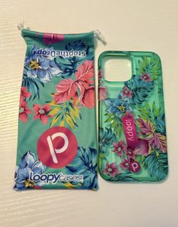 iPhone 13 Pro Max Loopy sea glass floral case