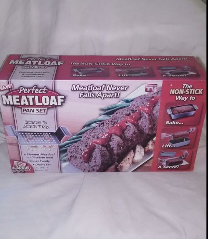 AS SEEN ON TV Perfect Meatloaf Pan Set!!