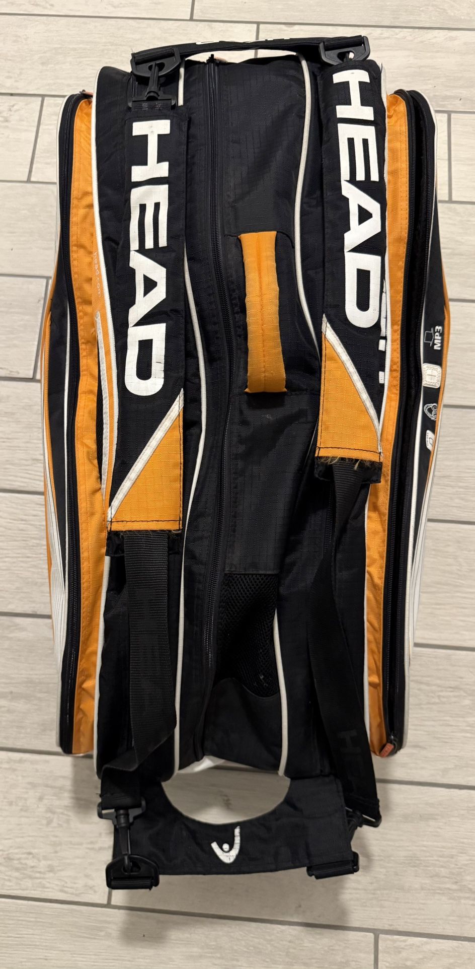 Head Tour Tennis Bag Black Orange Multi Racquet Climate Control CCT Racket