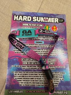 Hard summer 2-day GA pass