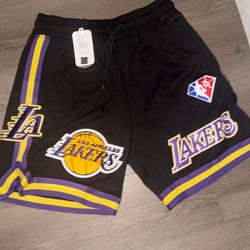 NBA basketball shorts lakers