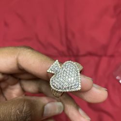 10k Gold Diamond Ring 