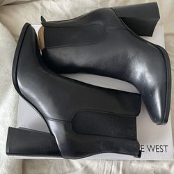 Nine West Tobin Dress Booties - black 8M