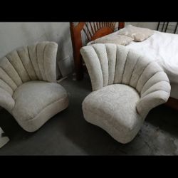 2 Wing Back Chairs