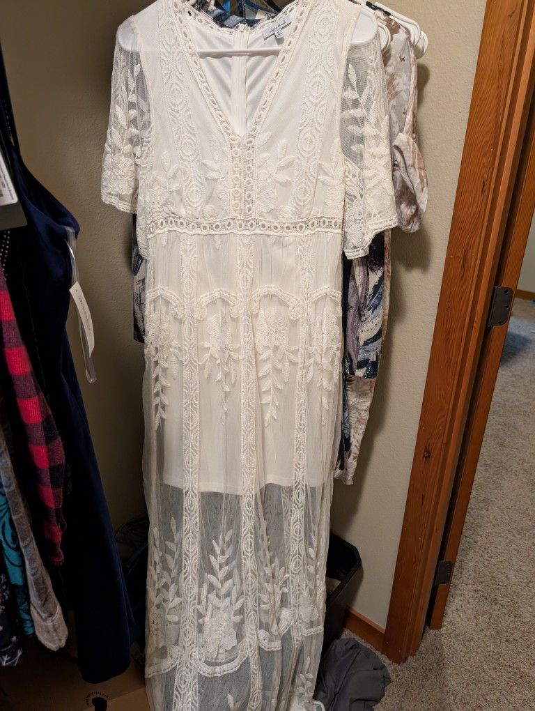 Women's White Dress Small