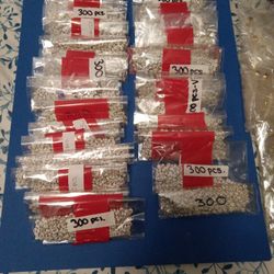 White/Gold Alphabet Charms + Gold Heart Charm 