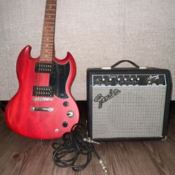 Epiphone Guitar with Amp