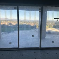 Milgard 3-Panel Sliding Patio Door – 90”x144” – Left-Hand Operation – White