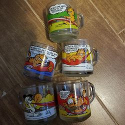 Collectible McDonald's Garfield glasses