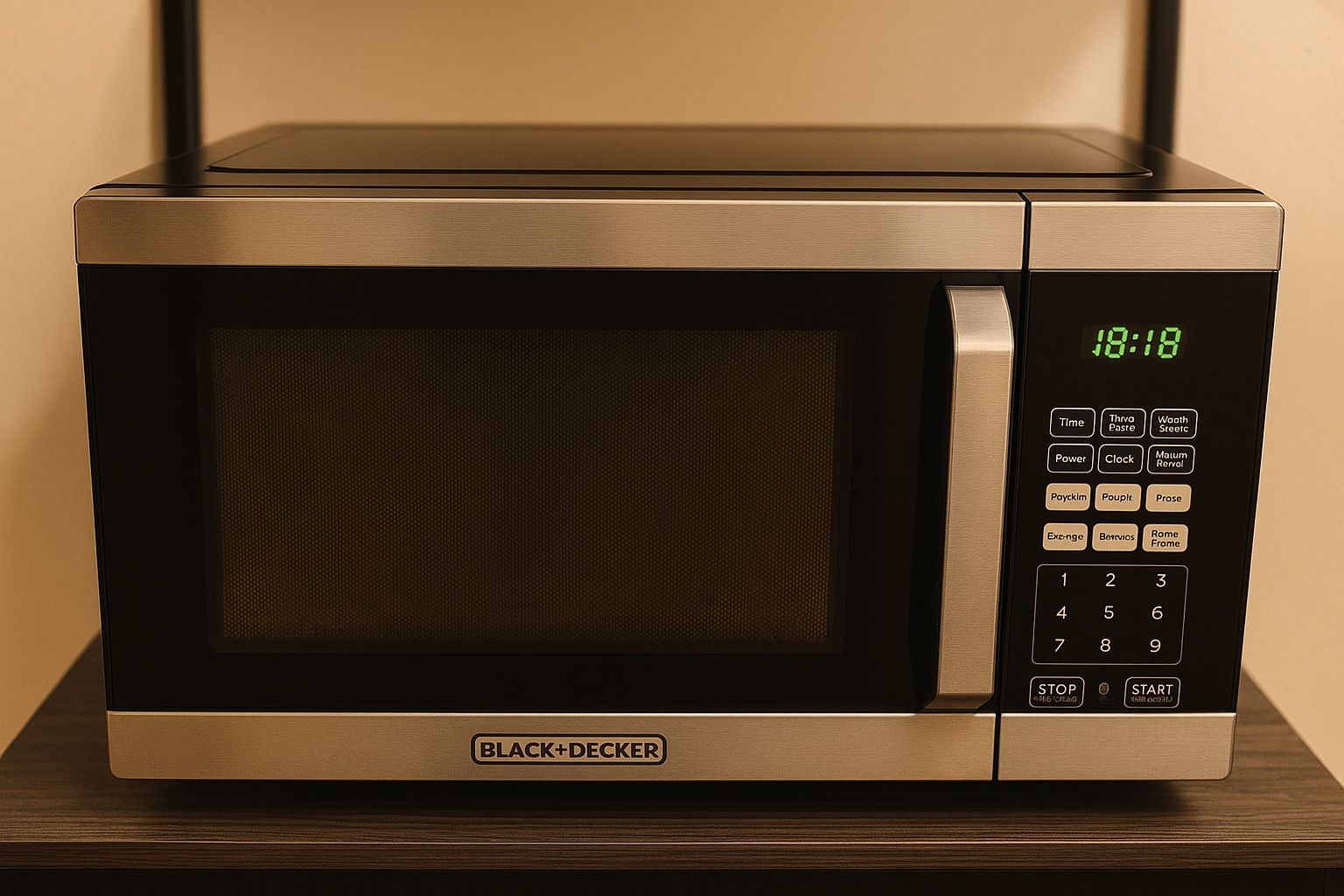 Black+Decker 0.9 Cu. Ft. 900W Microwave – Works Great