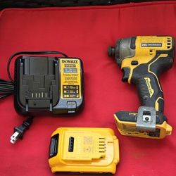 Atomic 20V Max Lithium-Ion Brushless Cordless Compact 1/4 in. Impact Driver Kit with 2.0Ah Battery and Charger