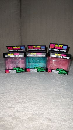 Needoh Nice Cube Glitter & Glow