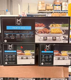 Members Mark 24 Piece Disposable Party Set Brand New In Box