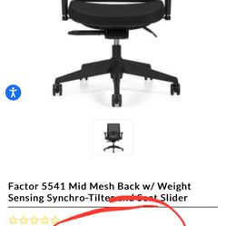6 new office chairs for $699