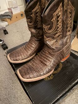 JB Dillon Caiman Cowboy Boots Size 14 EE $280 for all OBO or $120 for one OBO